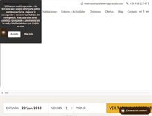 Tablet Screenshot of hotelamericagranada.com